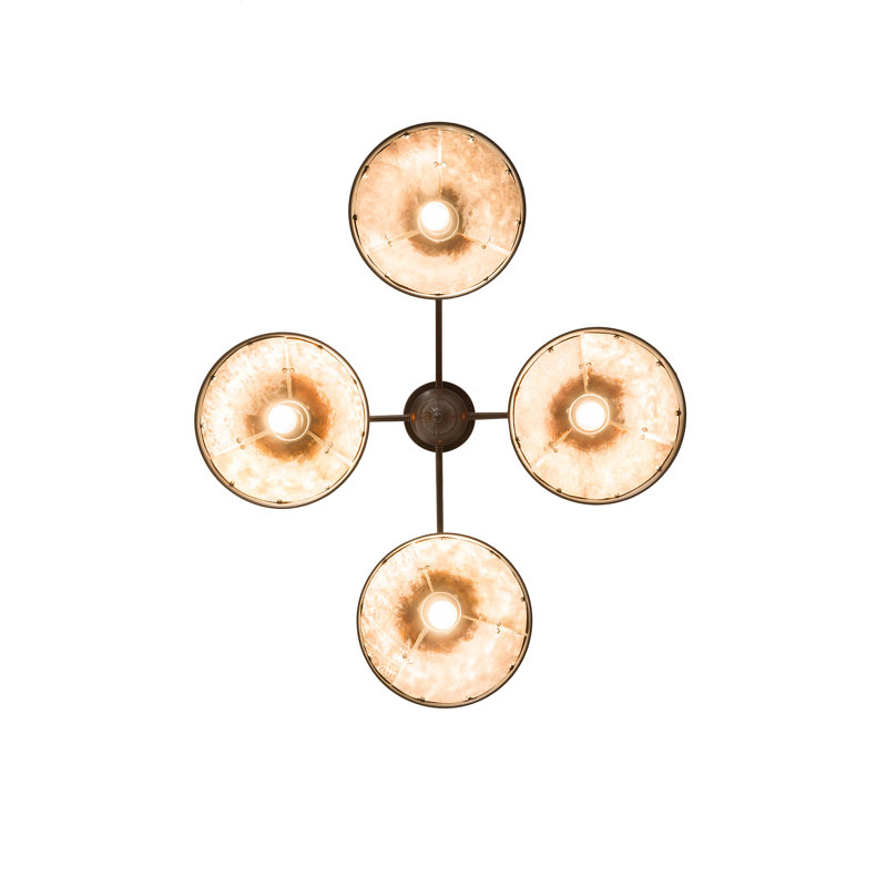 Talfren Glass Semi Flush Mount