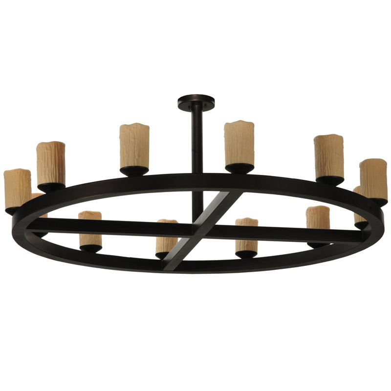 Rustic Lodge 12 - Light Chandelier