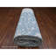 Tapis en laine de Peshawar nouÃ© Ã  la main, bleu, allongÃ© et Ã©troit, surdimensionnÃ©, 9 pi 10 po x 20 pi 3 po - CD32EC369CCE489198947294928D07B5