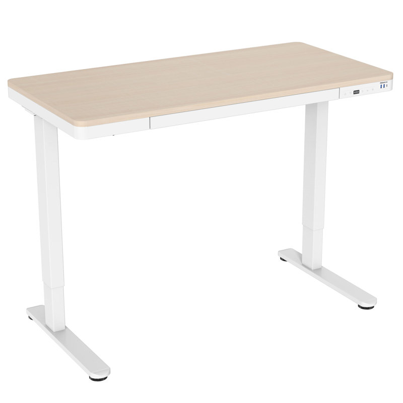 Adjustable Height Solid Wood Steel Standing Desk