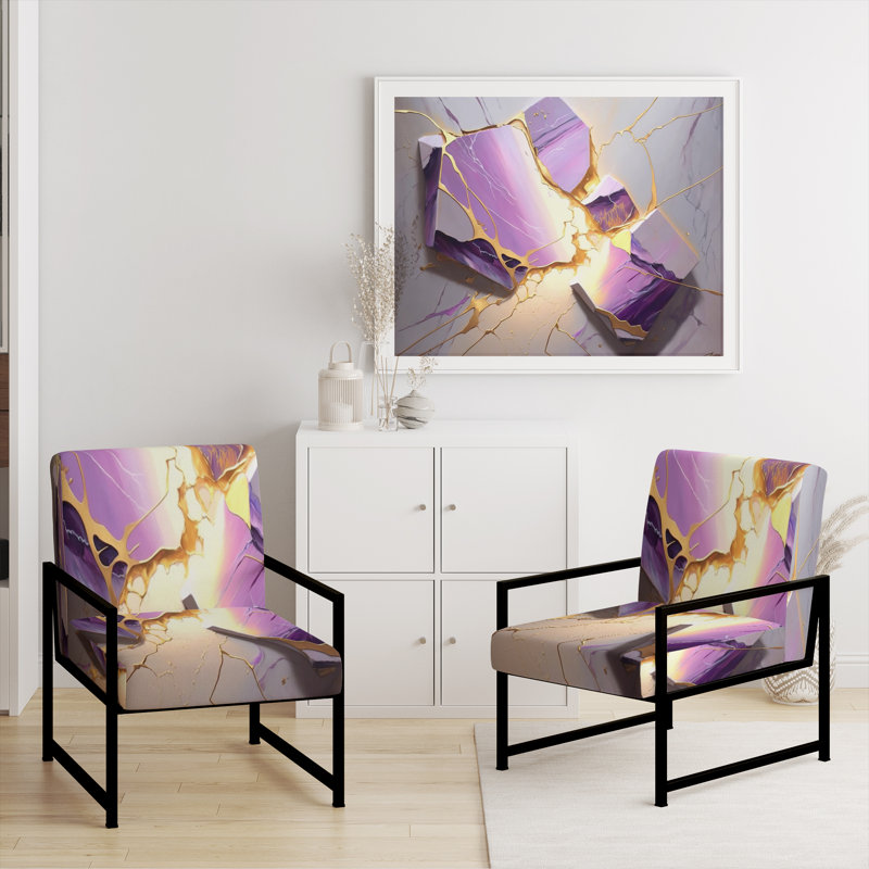 Fauteuil d'appoint Crofford, Noir, noir, noir, noir