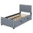 Upholstered Platform Bed With Trundle-704437396