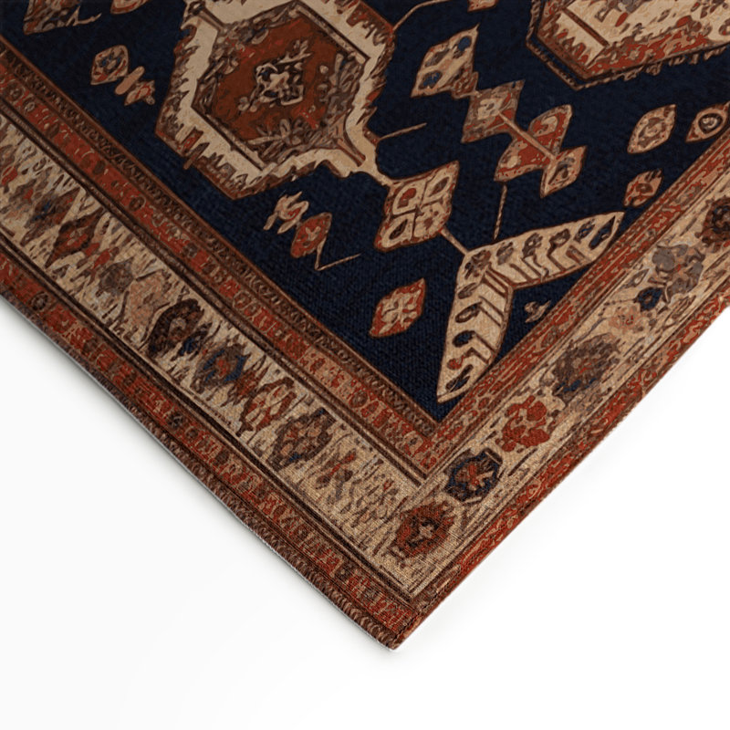 Tapis turc intérieur et extérieur brun, Rectangle 5 pi x 7 pi