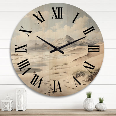 Horloge murale de plage Dune Dreams II