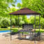 Storage Canopies & Gazebos(must Include Frame), Metal Bbq Patio Shelter
