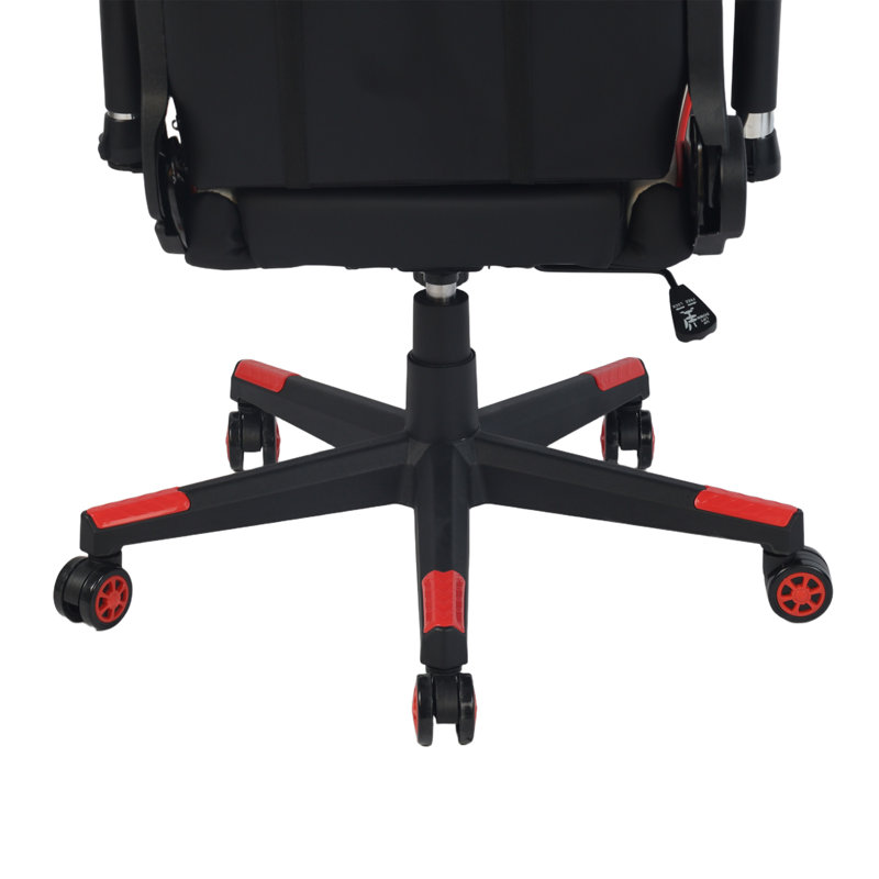 RayGar Tilting PC & Racing Game Chair, Red/Black/White