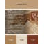 Tapis moelleux moelleux classique à motif de damas statue en brun - reliure beige-811796795