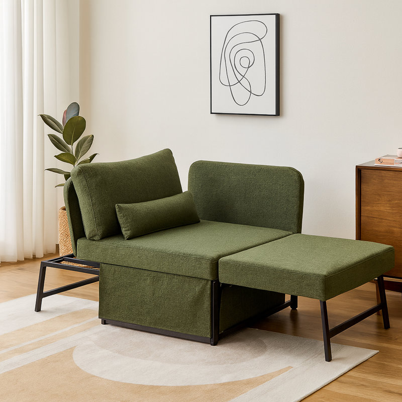 Fauteuil d'appoint convertible 4 en 1, Vert