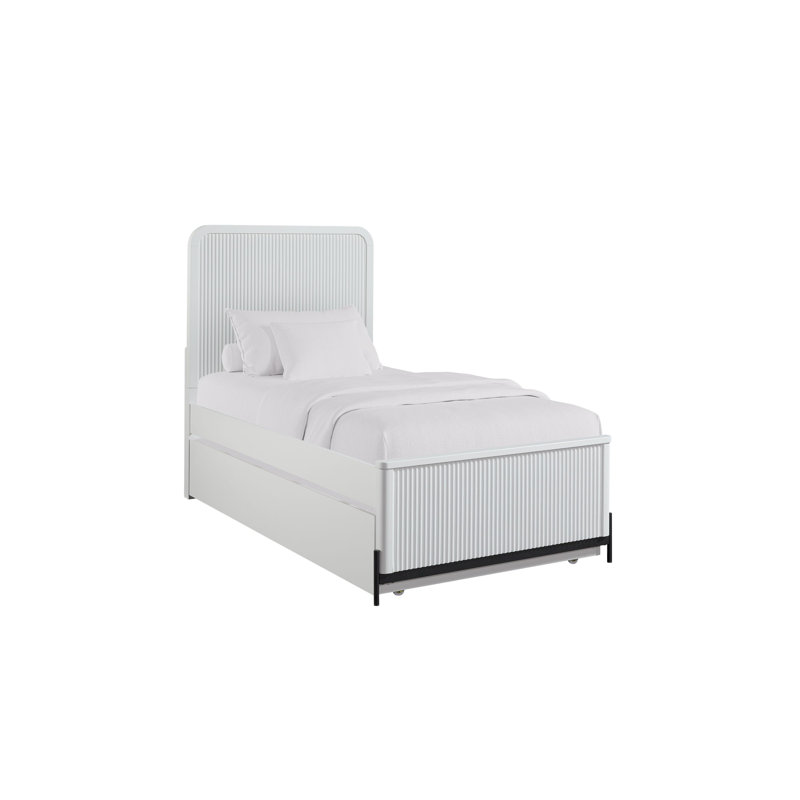 Lit gigogne Eastville, Simple, Blanc