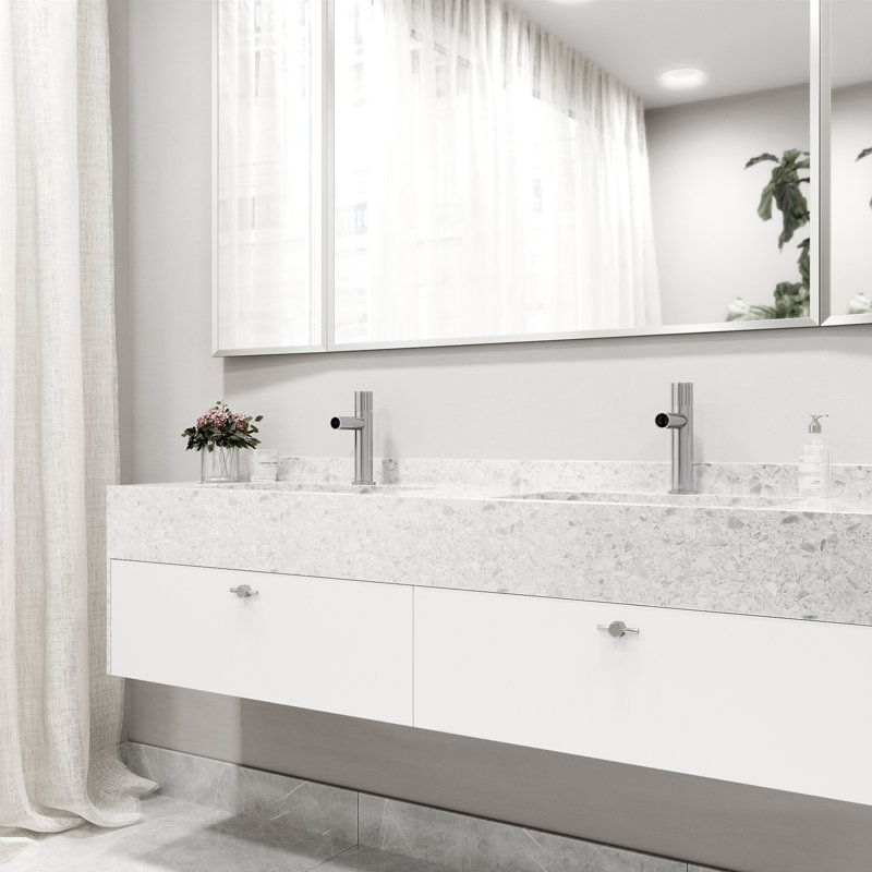 Robinet de salle de bain monotrou Ashford, Chrome