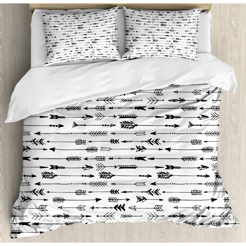 Rustic Polyester Duvet Cover, King Duvet Cover + 2 King Shams