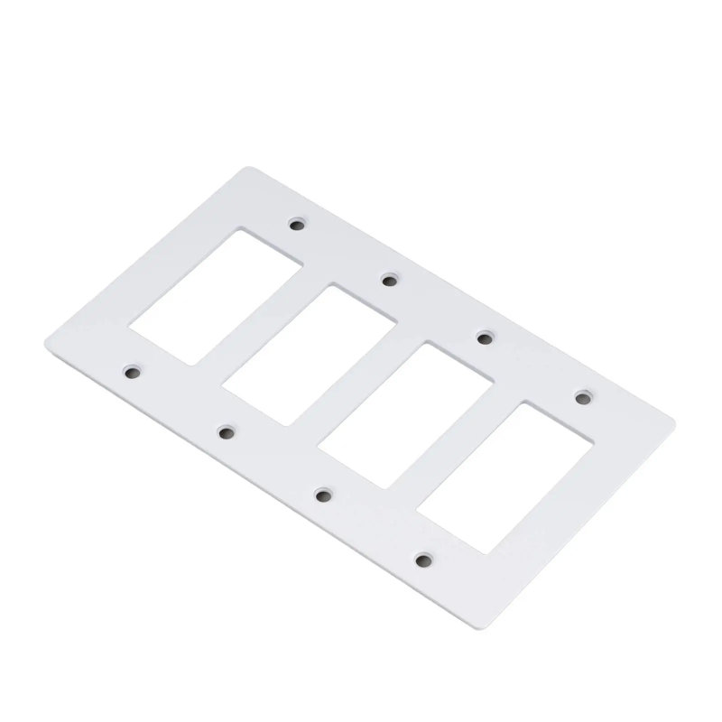 4G Plate / Non-Logo, White