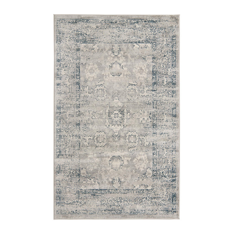 Oriental Indoor Rug, Rectangle 5'1" x 8'