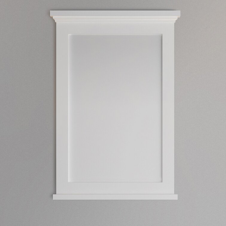 Essex Mirror Frame Kit - A DIY Framing Kit for MIRRORS. Mirror Not Included Red Barrel Studio Finish: White, Size: 43 x 37