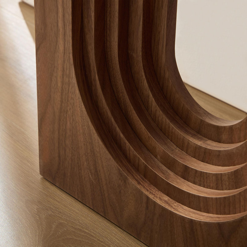 Console en bois Borealis, Noyer