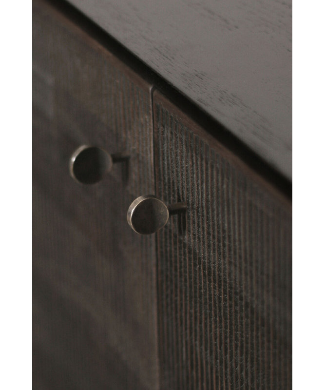 Grooves 80'' W Solid Wood Sideboard
