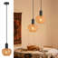  1-Light Bohemian Rattan Pendant