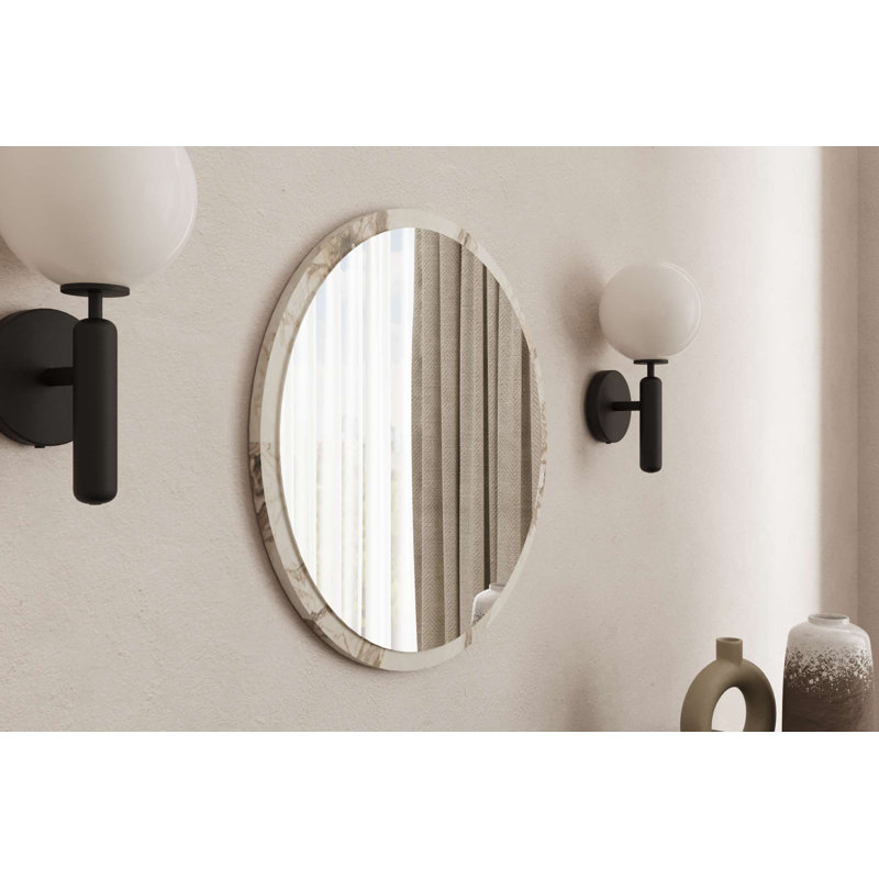 100% MDF Ecological Flotal-E Mirror Round Mirror