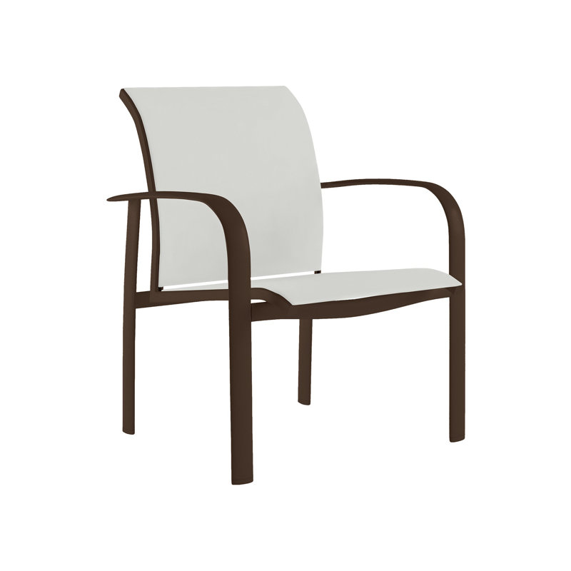Laguna Beach EZ Span™ Outdoor Stacking Dining Armchair with Cushions, Greco, Bogota