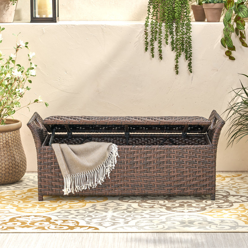 Quinto Wicker Outdoor Bench
