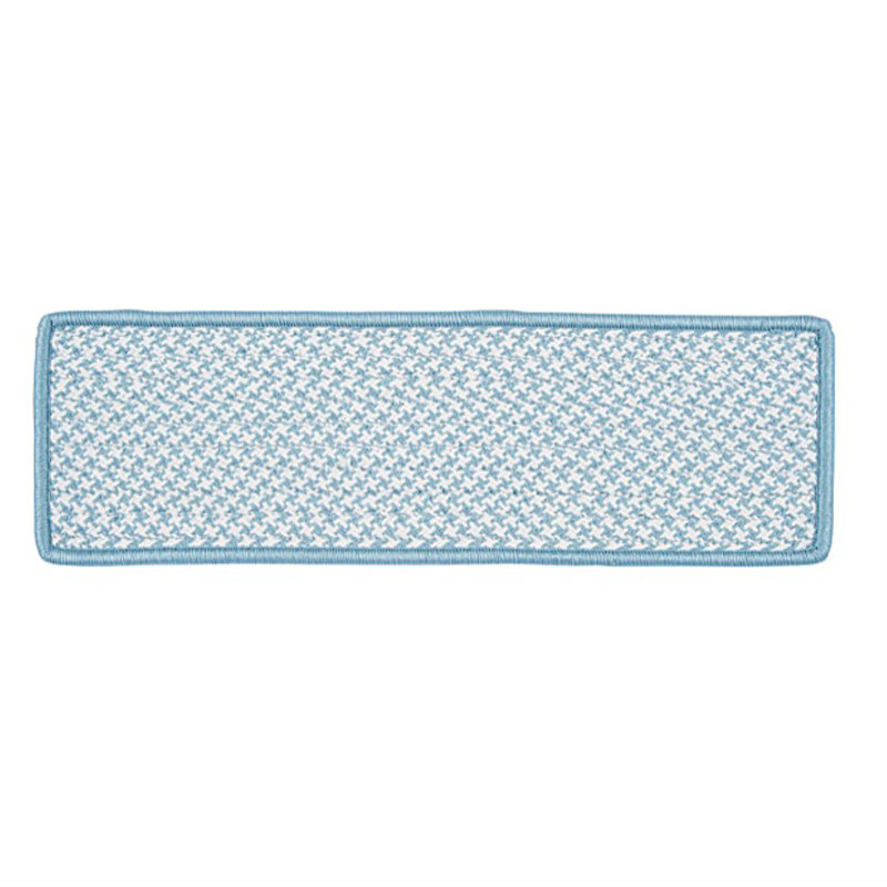 Tapis d'escalier Ashvith, 1, Bleu mer