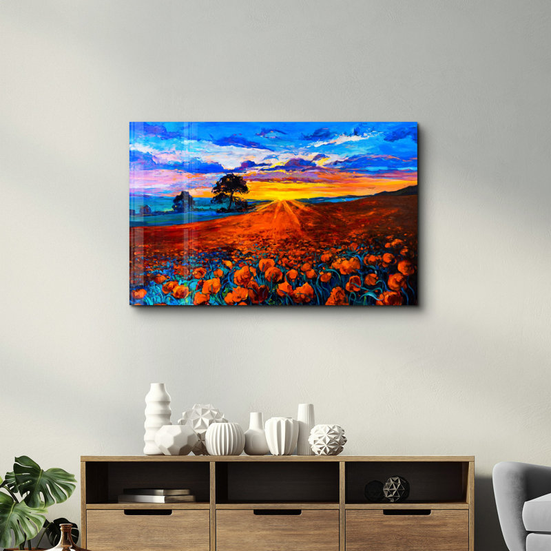 Decorative Tempered Glass Painting