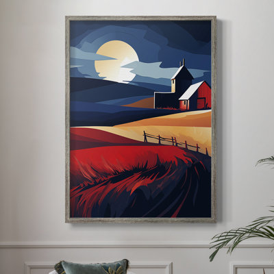 «LANDSCAPES Series», impression encadrée en bois massif