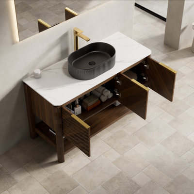 Ensemble de meuble-lavabo et de meuble-lavabo Indigo