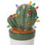 Arbre de Noël en céramique Cactus-Arbre de Noël illuminé-Arbre de Noël bureau-Arbre de Noël miniature