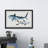 Ciotti 'Sharks Duo' Framed Print-142943552