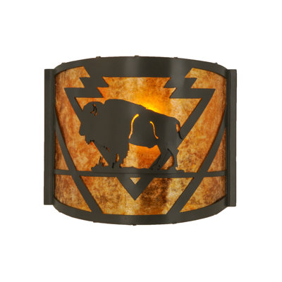 Steel Flush Mounted Sconce