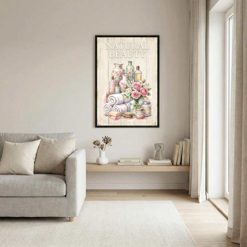 «Natural Beauty», ensemble d'accessoires de salle de bain, H 36 po x l 24 po