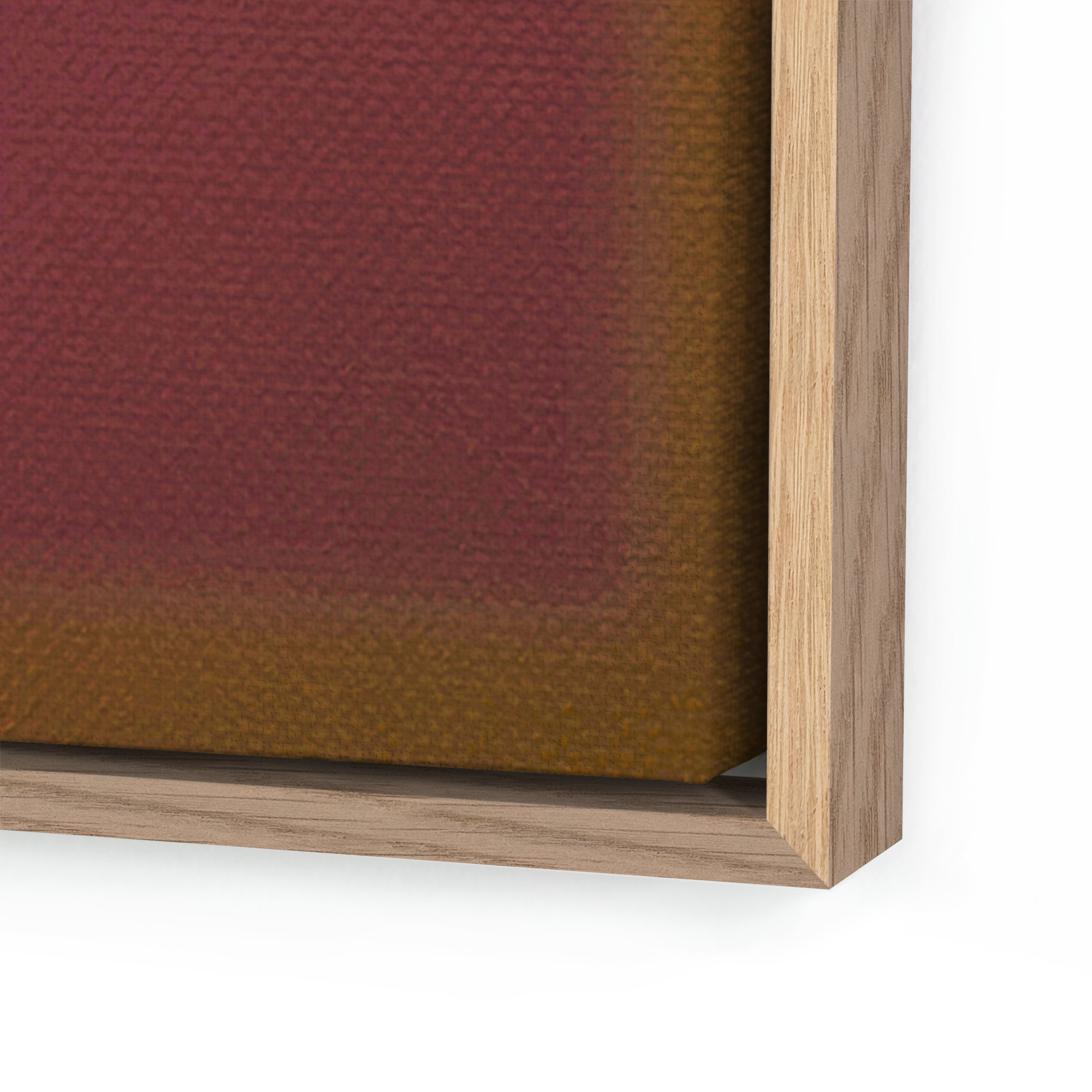 Composition Deep by Charles Stuart, Light Brown, Red/Orange, 32" H x 24" W x 2" D
