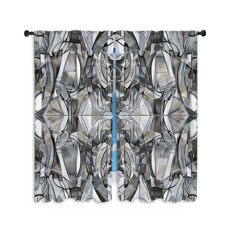 Paire de rideaux obscurcissant Skielynn, L 20 po x L 54 po
