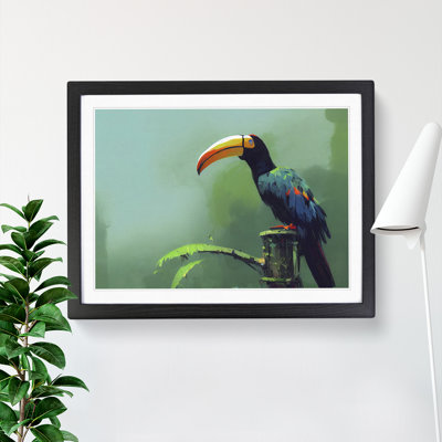 Toucan Bird Vol.2 1 Piece Single Picture Frame Wall Art