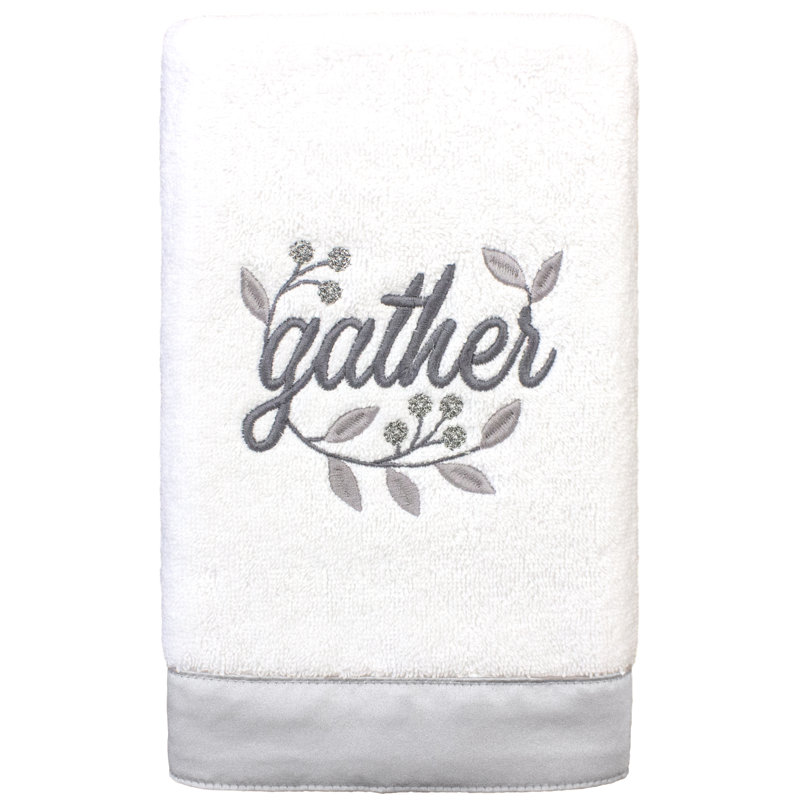 Midweight Hand Towel, White