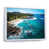 White Floater Framed