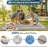 Waterproof Reversible Outdoor Rug– Modern Edgeed Plastic Straw Carpet, Lightweight & Durable Area Mat for Patio, RV, Balcony, Backyard, Porch-1751464219-1751464216