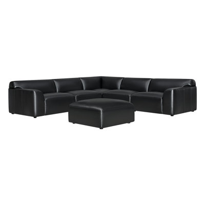 Morell 6-Piece Top Grain Leather Sectional