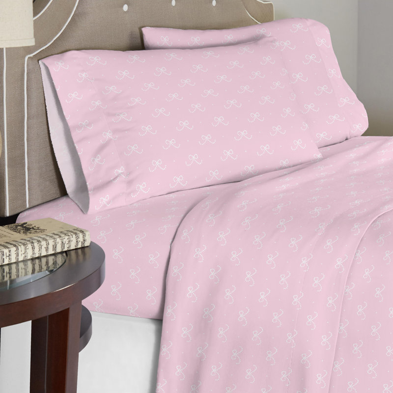 Percale Geometric Sheet Set, Twin XL