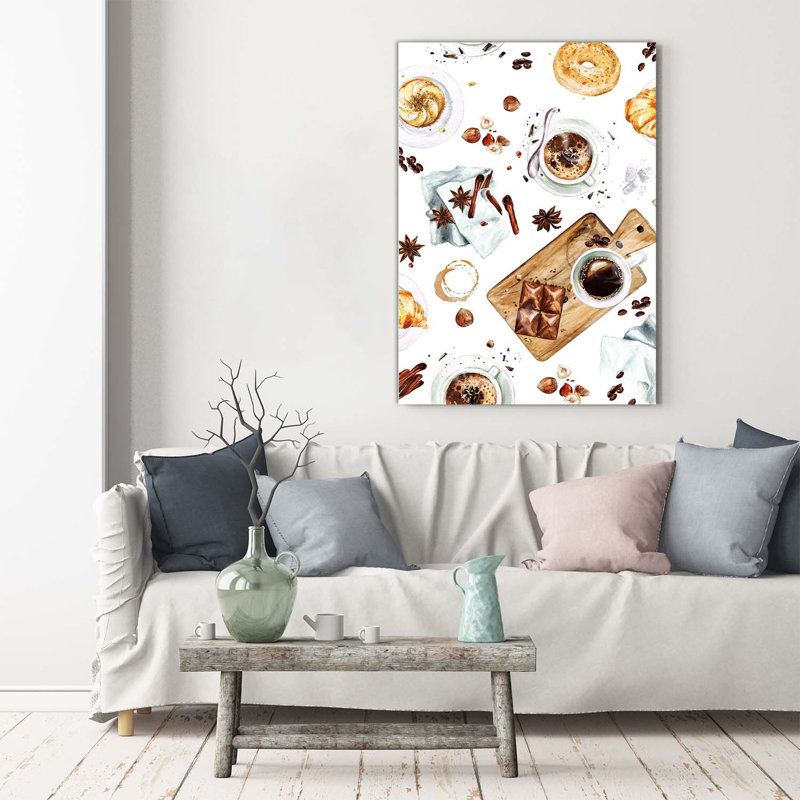 Breakfast - Wrapped Canvas Print