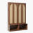 Farmhouse Hall Tree With 4 Rattan Doors-1941916350