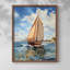 NAUTICAL Series CCCCXX III - Impression encadrée de qualité supérieure - Prêt à être accroché - Aucun clou requis-1587569121-1587569120