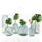 Friedell Diamond Recycled Glass Table Vase