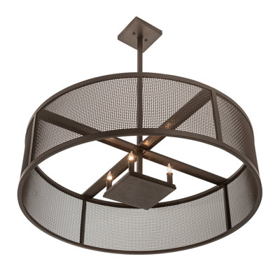 Cilindro Rame 4 - Light Pendant