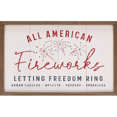 All American Fireworks White