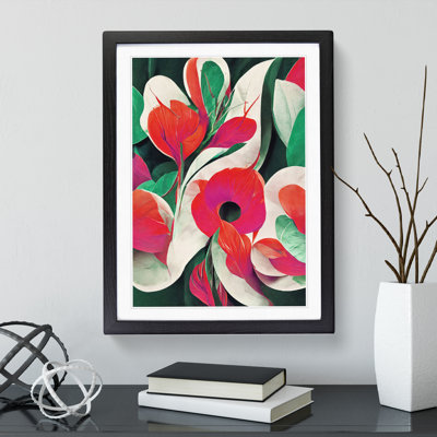 Abstract Flower Art No.1 - Framed Print