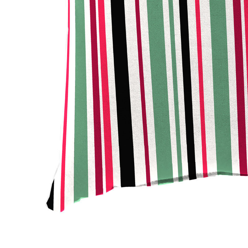 16" x 16" Outdoor Throw Pillow, Windsurf Stripe Beacon