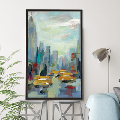 «Manhattan Sketches I V», reproduction de peinture acrylique sur toile