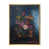 Toile avec cadre flottant or